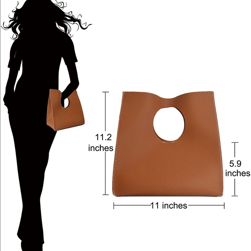 Faux Leather Handbag 👜 - Picture 4 of 6